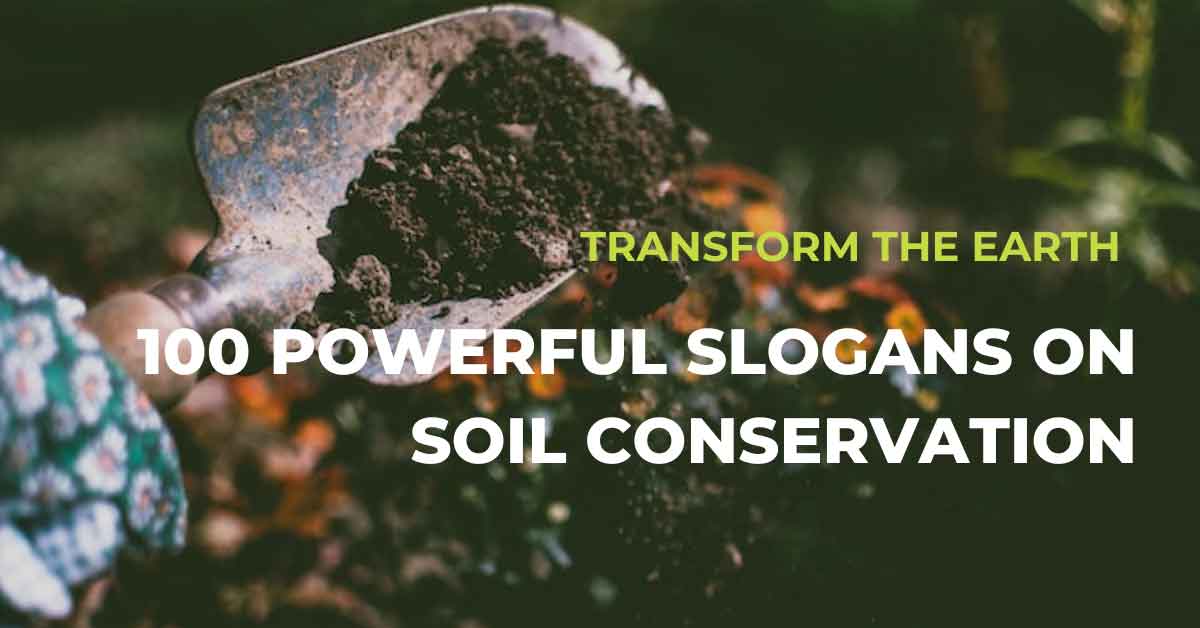 100 Powerful Slogans on Soil Conservation- Transform the Earth